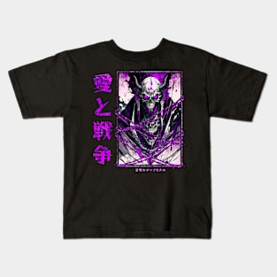 Japanese Demon | Anime Demon | Anime Shinigami Kids T-Shirt